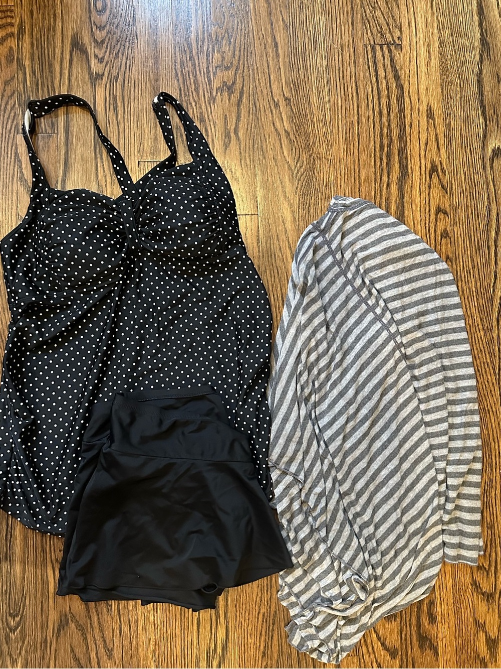 Motherhood Maternity Tankini with Swim Skirt - ARIA nursing cover